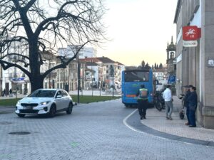 Mulher atropelada na passadeira