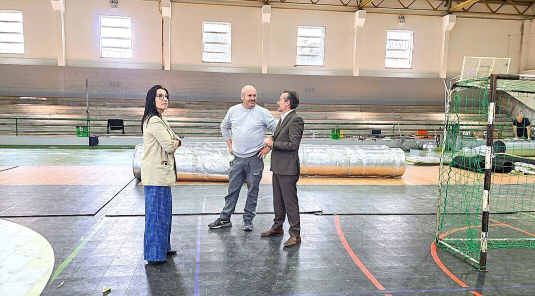 Tarouca obras no pavilhão