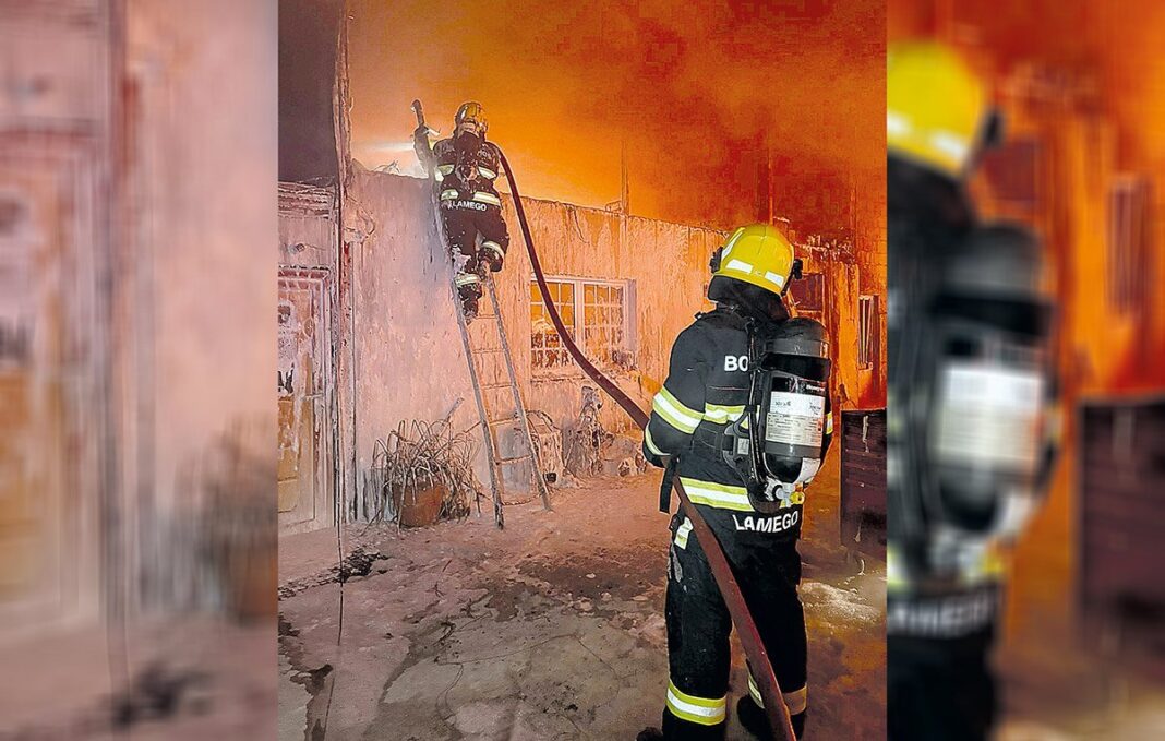 Bombeiros Lamego incêndio