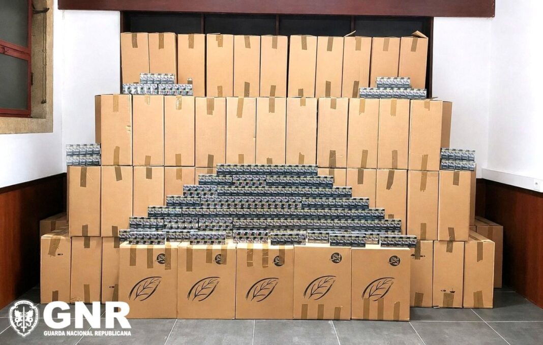 Apreeensão de Cigarros Vila real