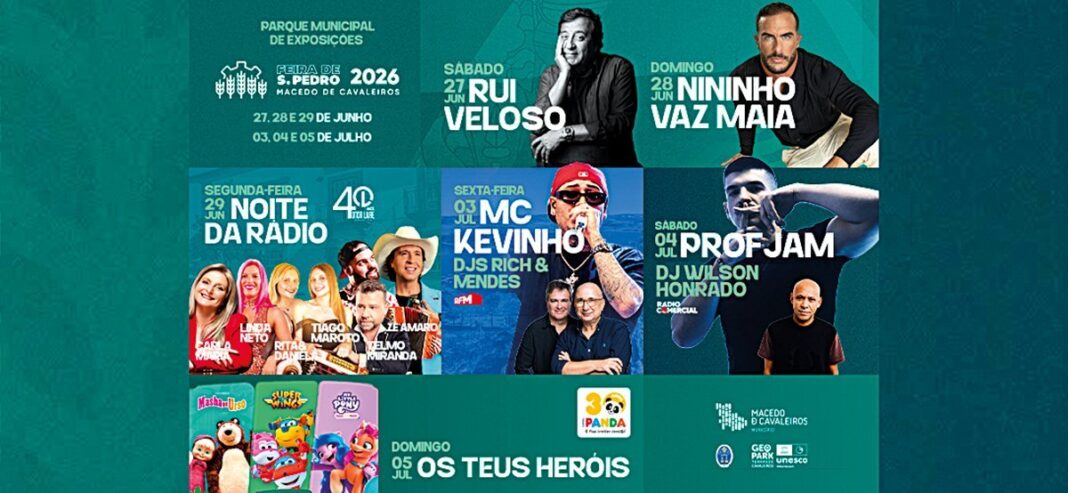 Macedo de Cavaleiros Feira de São Pedro 2026
