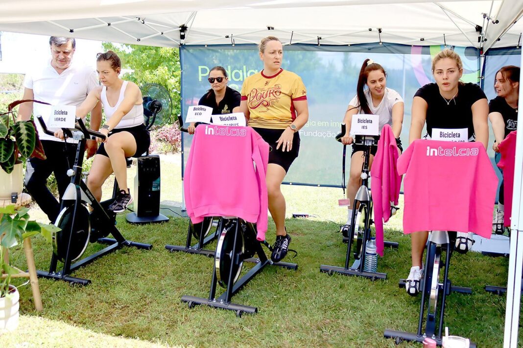 Pedalada solidária mobiliza comunidade e angaria mais de mil euros para associação