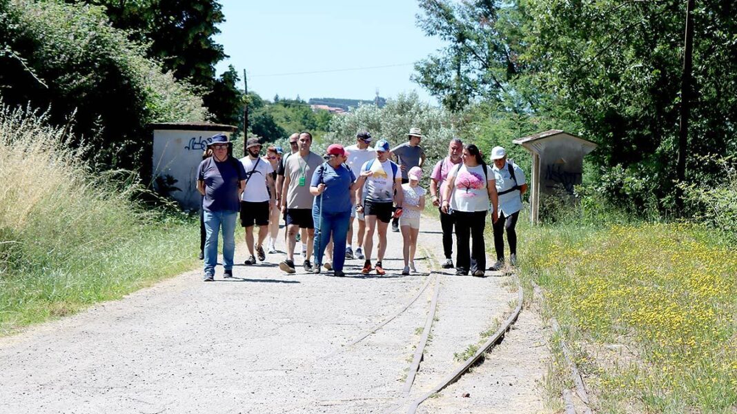 Apoiantes do comboio percorrem antigo tracado da linha do corgo e pedem reativacao 3